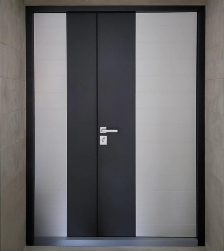 Двухцветная дверь, вид с улицы Двухцветная дверь, вид с улицы