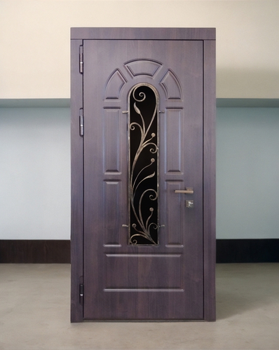 МДФ дверь с решеткой МДФ дверь с решеткой