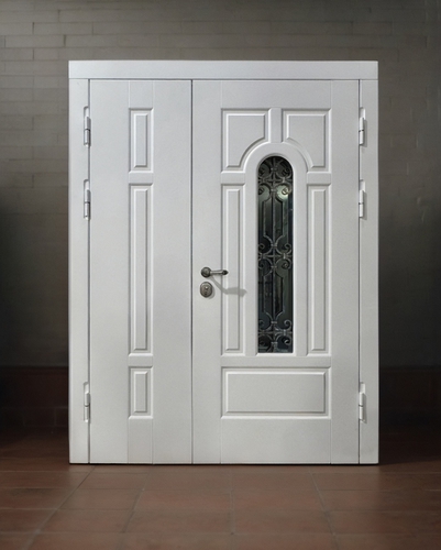 Белая со стеклом Белая со стеклом