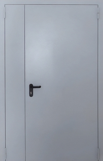 Полуторастворчатая глухая огнестойкая дверь Полуторастворчатая глухая огнестойкая дверь